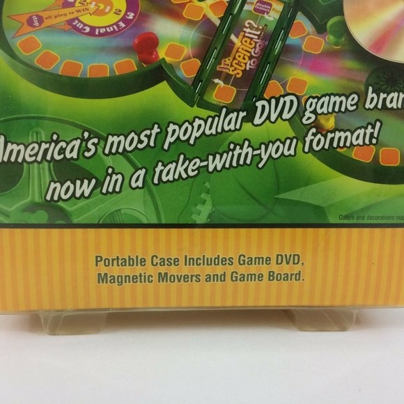Jr. Scene It? To Go! Kids DVD Game, Portable Case, Magnetic Movers & Board - Picture 3 of 11